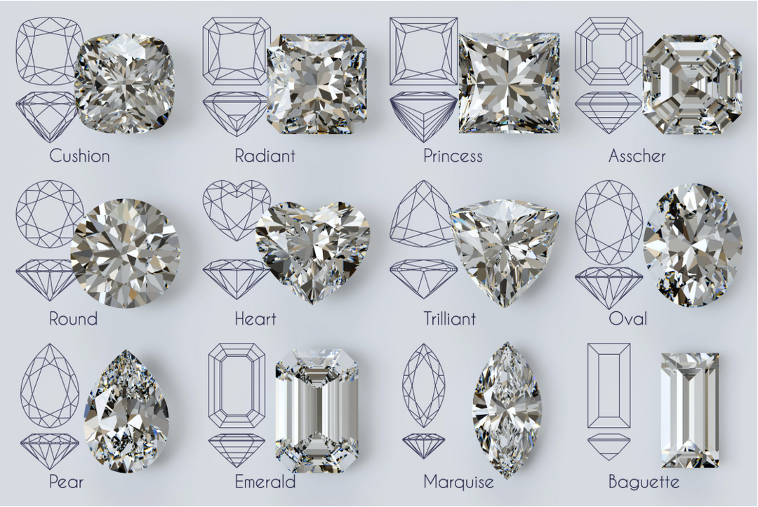 A Guide to Diamond Shapes and Cuts