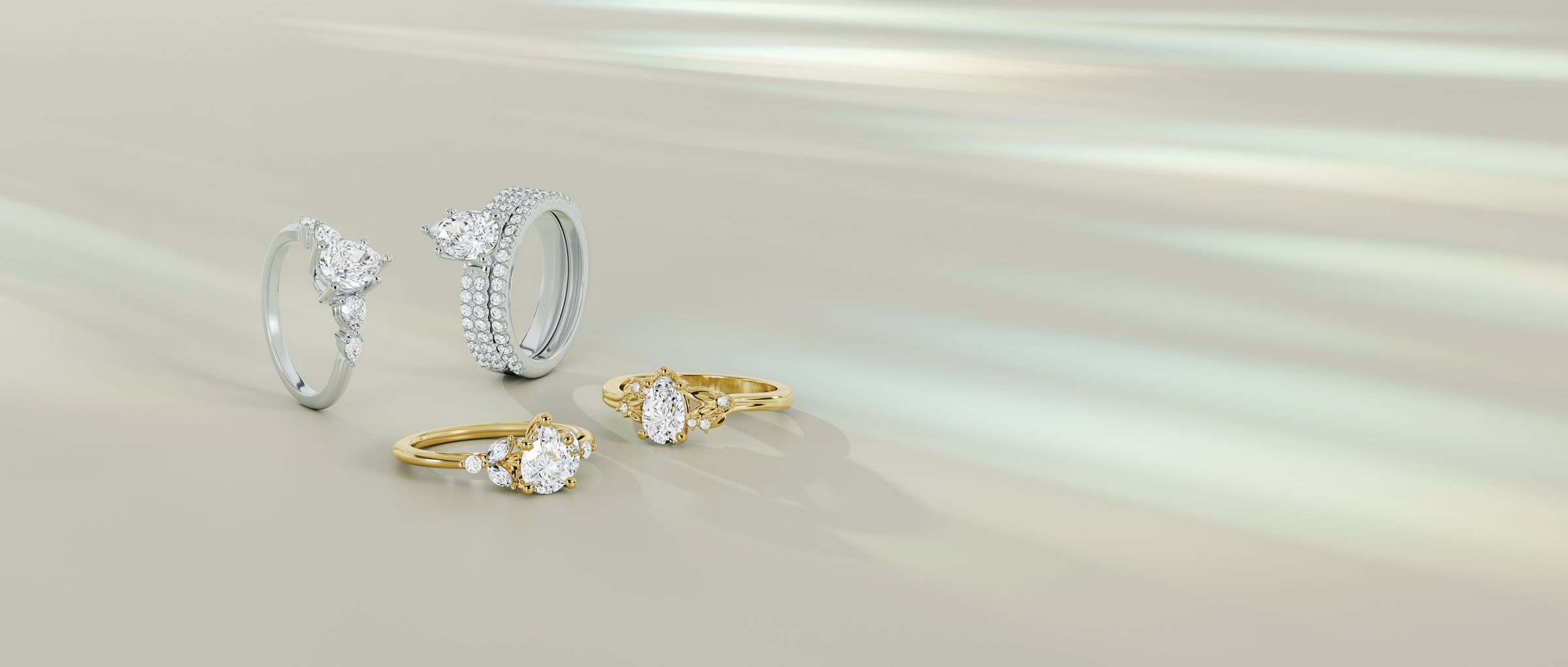 Accented Engagement Rings