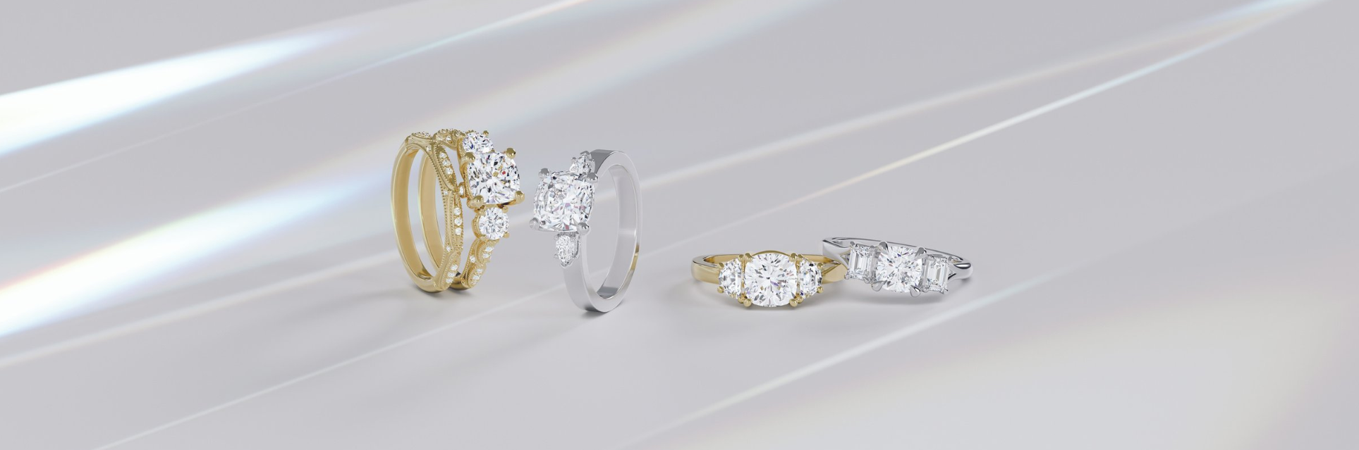 Three Stone Engagement Rings