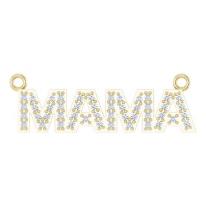 14K Yellow Gold 1/10 CTW Diamond Mama Necklace Center 88209:LG601:P