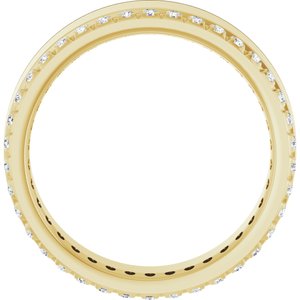 14K Yellow Gold 1/3 CTW Diamond Accented Band. 126298:619:P