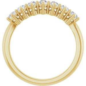 14K Yellow Gold 3/8 CTW Diamond Anniversary Band. 126360:LG6002:P