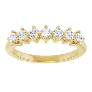 14K Yellow Gold 3/8 CTW Diamond Anniversary Band. 126360:LG6002:P