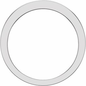 14K White Gold 1/2 CTW Diamond Men's Band. 689039:601:P