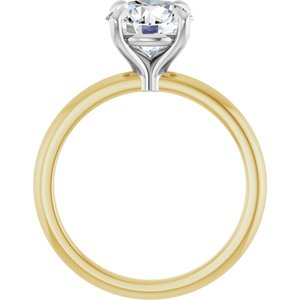 14K Yellow/White Gold 2 CTW Lab-Grown Round Diamond Engagement Ring. 126764:LG6028:P