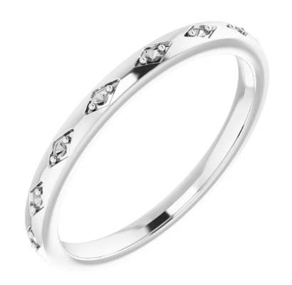 14K White Gold 5.8 mm Round 1/8 CTW Diamond Halo-Style Accented Engagement Ring. 123489:600:P