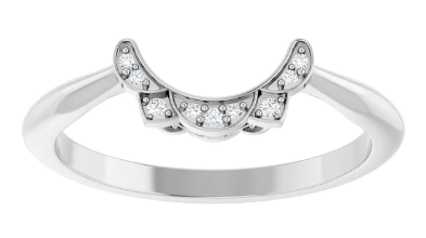 14K White Gold 5.8 mm Round 1/8 CTW Diamond Halo-Style Engagement Ring. 123505:600:P