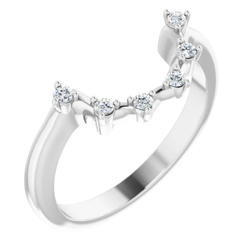 14K White Gold 8x5 mm Pear 1/3 CTW Diamond Halo-Style Engagement Ring. 124390:106:P