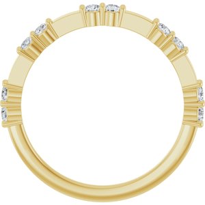 14K Yellow Gold 1/3 CTW Diamond Anniversary Band 126873:120:P