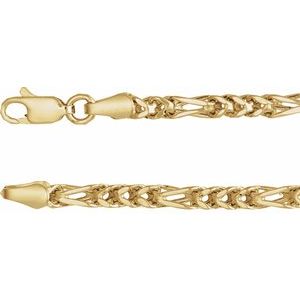 14K Yellow Gold 3.2 mm Franco Chain