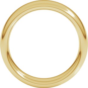 14K Yellow Gold 6 mm Heavyweight Comfort-Fit European-Style Band. EH10:2623:P