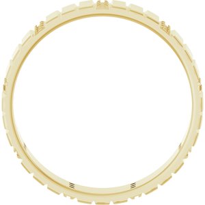 14K Yellow Gold 5 mm Accented Band. 126958:301:P