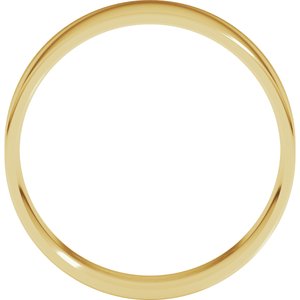 14K Yellow Gold 6 mm Ultra-Lightweight Comfort-Fit Flat Band. FIRUL10:194:P