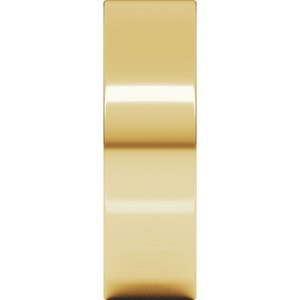 14K Yellow Gold 6 mm Ultra-Lightweight Comfort-Fit Flat Band. FIRUL10:194:P