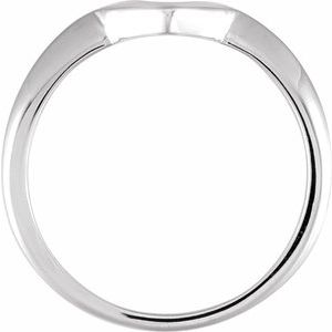 14K White Gold 2.00 CT Band for Solitaire. 50109:213874:P