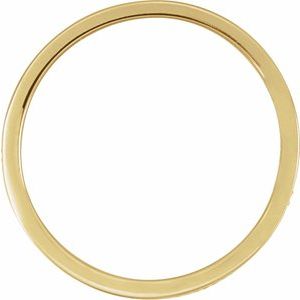 14K Yellow Gold 1/5 CTW Diamond Men's Accented Band. 126884:250:P