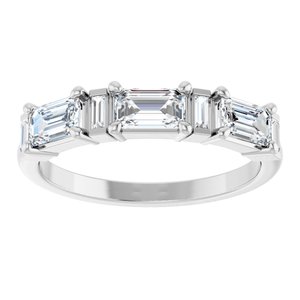 14K White Gold 1 1/2 CTW Diamond Anniversary Band 127301:101:P