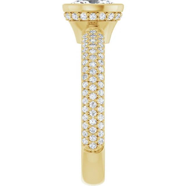 14K Yellow 7x5 mm Oval Engagement Ring