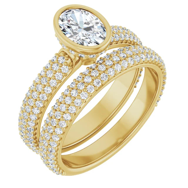 14K Yellow 7x5 mm Oval Engagement Ring