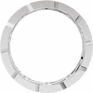 14K White Gold 1/4 CTW Diamond Eternity Men's Band. 689552:601:P