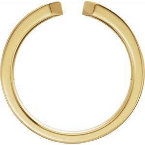 14K Yellow Gold 1/5 CTW Diamond Open Band. 689538:600:P