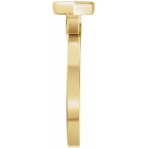 14K Yellow Gold 12x6 mm Marquise 1/3 CTW Diamond Bezel-Set Accented Engagement Ring. 689530:624:P