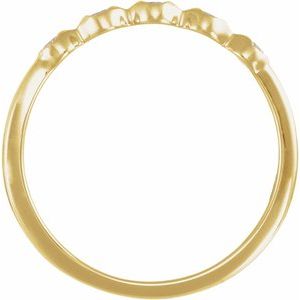 14K Yellow Gold 1/8 CTW Diamond Anniversary Band 689532:601:P