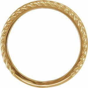 14K Yellow Gold Rope Band. 58255:103:P