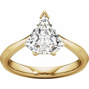 14K Yellow Gold 2 CTW Diamond Hidden Halo-Style Accented Engagement Ring. 689699:LG703:P
