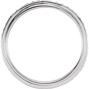 14K Yellow Gold 4 mm Eternity Duo Band. 122253:121:P