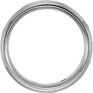 14K White Gold 1/2 CTW Diamond Men's Band. 63349:290694:P