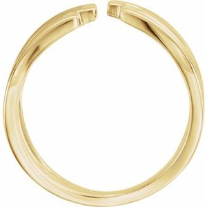 10K Yellow Gold Negative Space Ring
