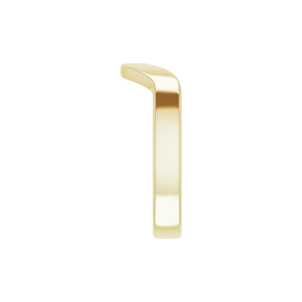 14K Yellow Gold Band for 10x5 mm Marquise Ring 57973:358:P