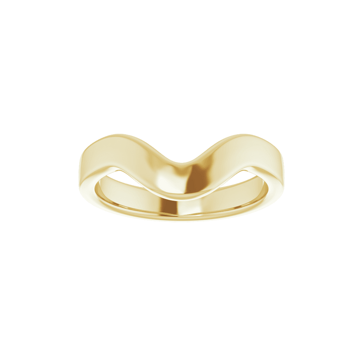 14K Yellow Gold Band for 10x5 mm Marquise Ring 57973:358:P
