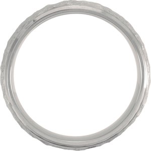Titanium 7 mm Beveled-Edge Inlay Men's Band. T954:010:P