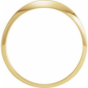 14K Yellow Gold 1/8 CTW Diamond Men's Band. 67890:102:P