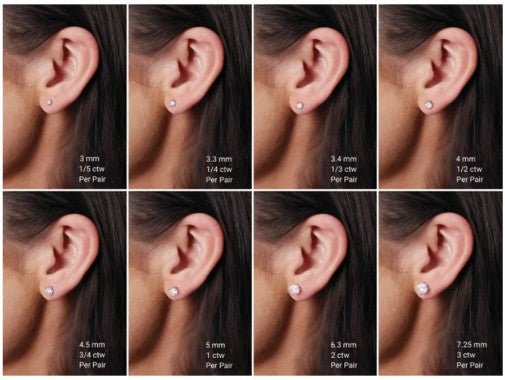 14K Rose Gold 1 CTW Diamond Earrings. 652480:LG632:P