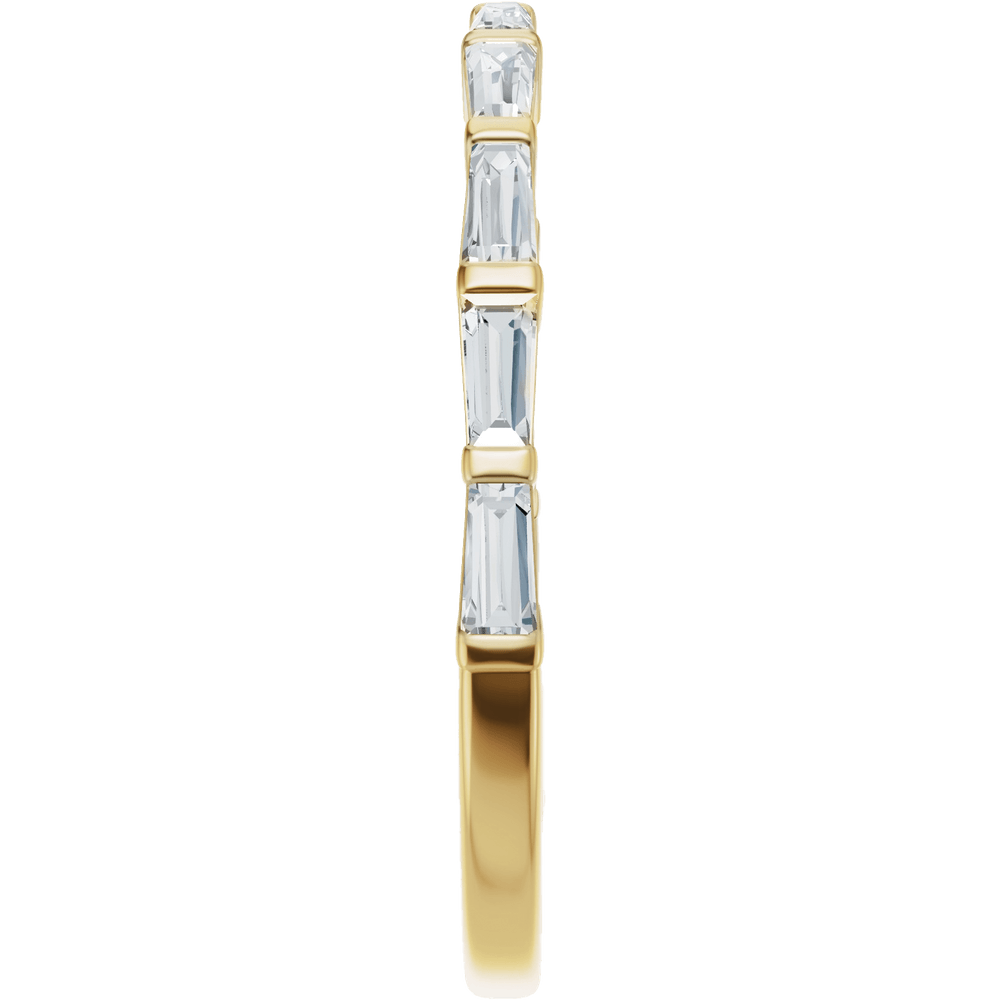 14K Yellow Gold 3/8 CTW Diamond Anniversary Band. 689625:600:P