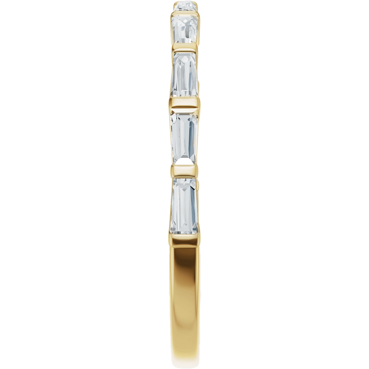 14K Yellow Gold 3/8 CTW Diamond Anniversary Band. 689625:600:P