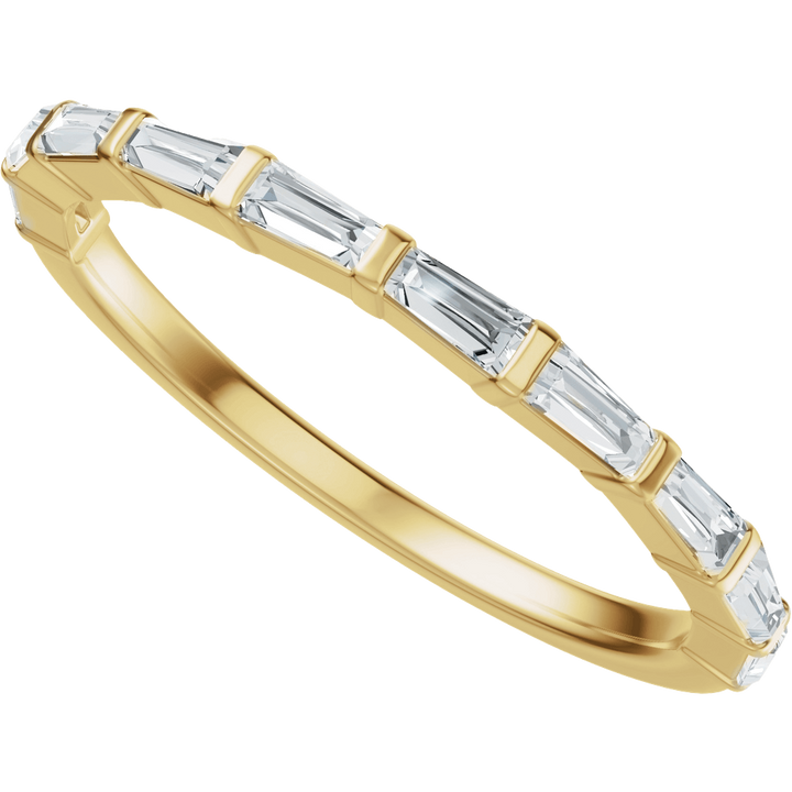 14K Yellow Gold 3/8 CTW Diamond Anniversary Band. 689625:600:P