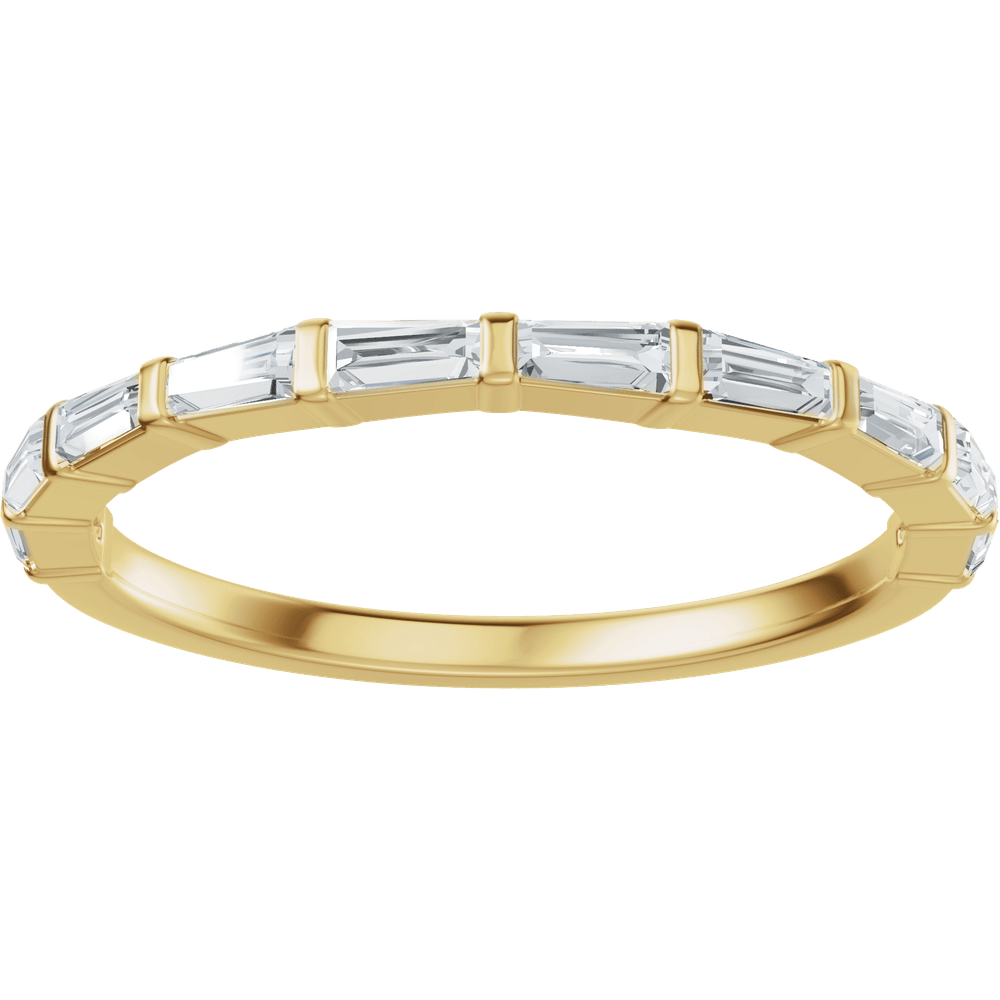 14K Yellow Gold 3/8 CTW Diamond Anniversary Band. 689625:600:P