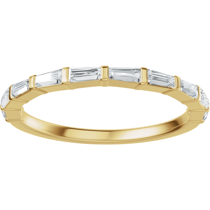 14K Yellow Gold 3/8 CTW Diamond Anniversary Band. 689625:600:P