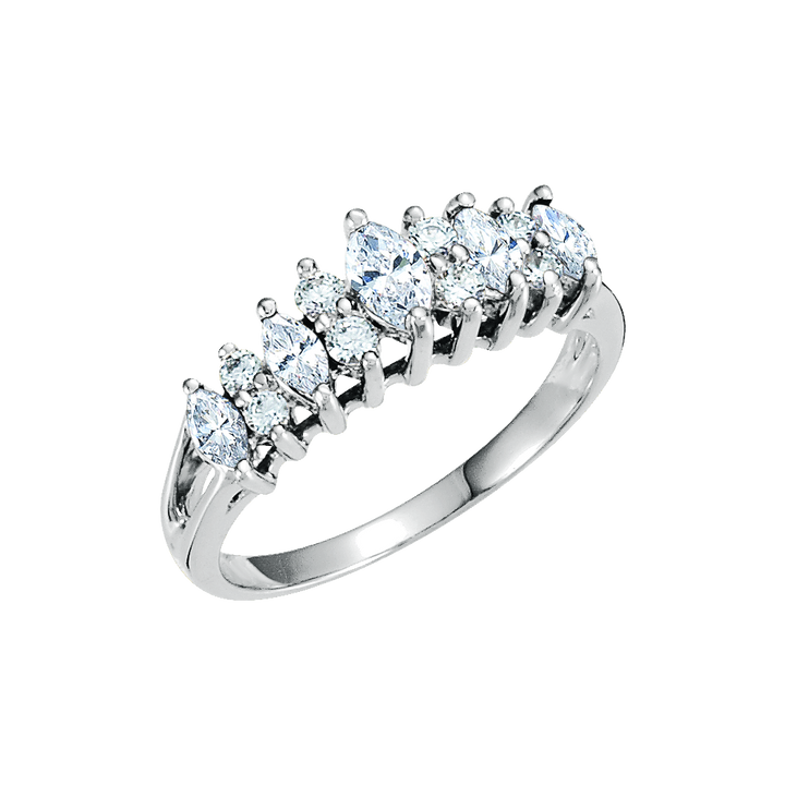 14K Yellow Gold Fancy Anniversary Band 70158:56215:P