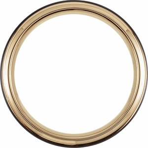 18K Yellow Gold PVD & Black PVD Tungsten 6 mm Beveled Stepped-Edge Comfort-Fit Men's Band. TAR52189:606:P