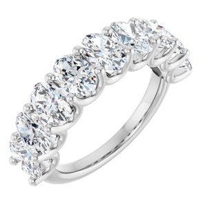 14K White Gold 3 5/8 CTW Diamond Anniversary Band. 123180:LG60008:P