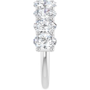 14K White Gold 3 5/8 CTW Diamond Anniversary Band. 123180:LG60008:P