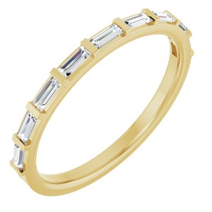 14K Yellow Gold 1/4 CTW Diamond Anniversary Band. 123178:601:P