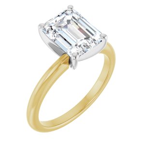 14K Yellow/White Gold 2 1/2 CTW Diamond Engagement Ring. 123213:LG612:P