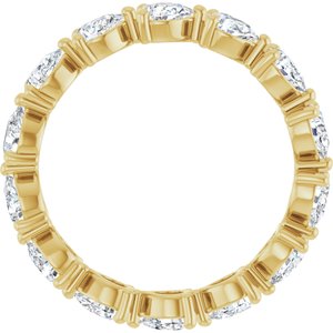 14K Yellow Gold 2 CTW Diamond Eternity Band. 123487:16984:P
