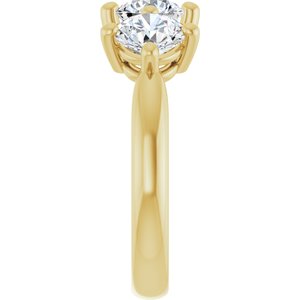 14K Yellow Gold  5.5 mm Round Anniversary Band. 124031:361:P